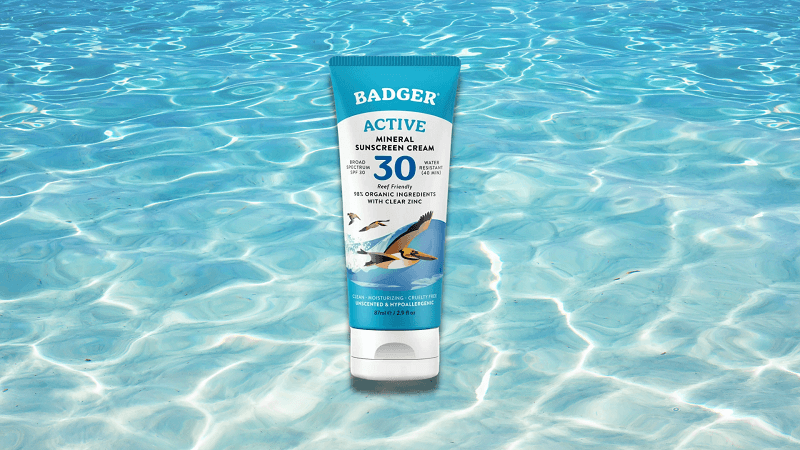 Badger SPF 40 Active Mineral Sunscreen Cream