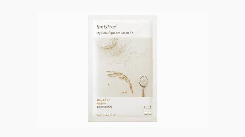 Innisfree My Real Squeeze Mask - Rice
