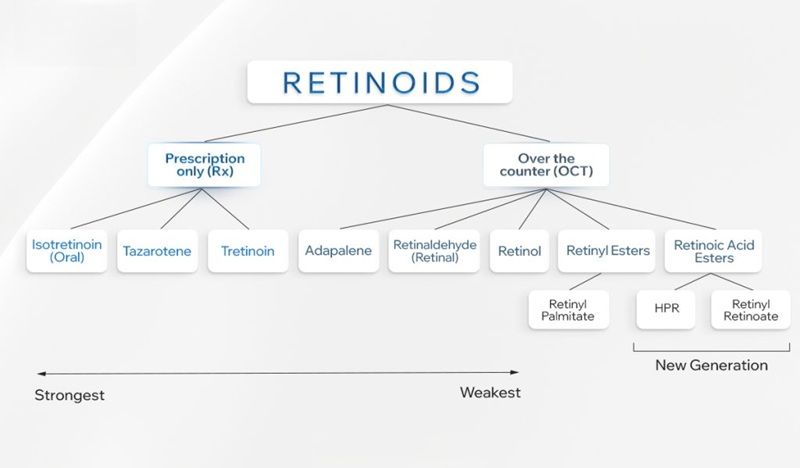 Nhóm Retinoids (Vitamin A) và các dẫn xuất