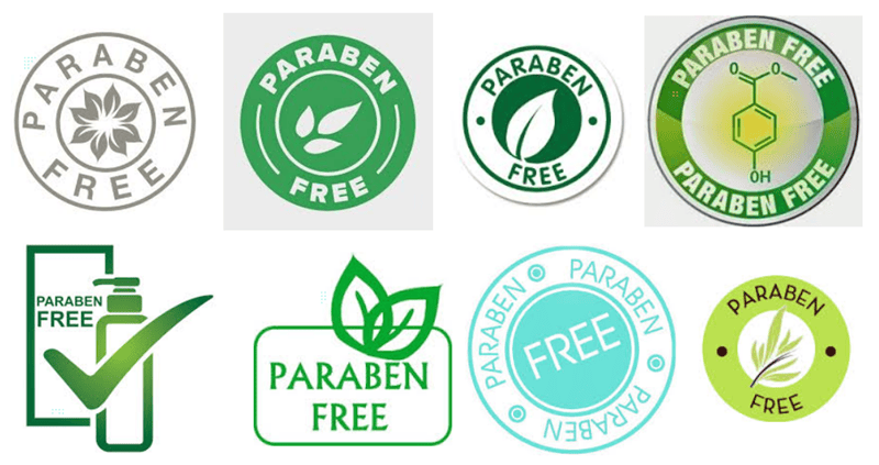 Tìm kiếm các nhãn mác, chứng nhận "Paraben-Free"
