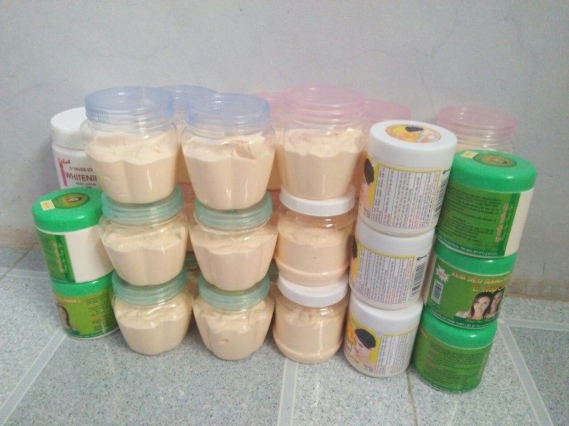 Kem trộn làm trắng cấp tốc