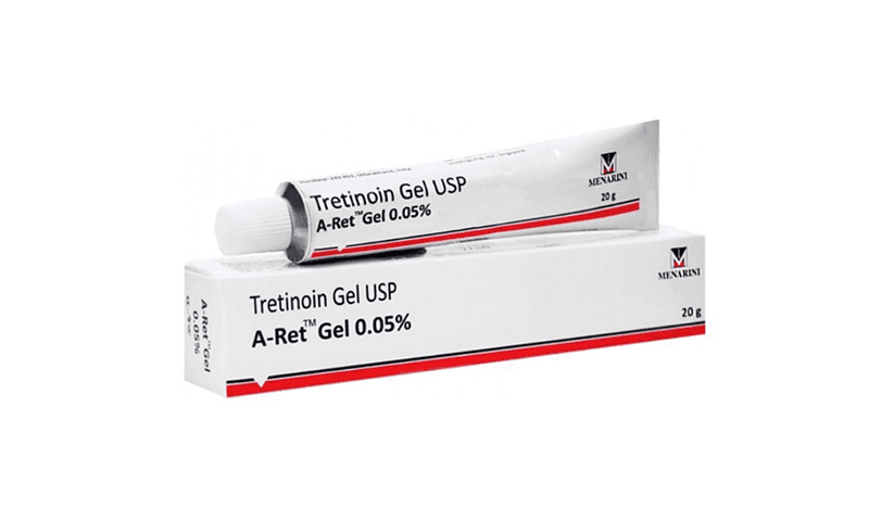 Tretinoin A-Ret 0.05% Gel – Phù hợp cho da dầu, mụn trứng cá