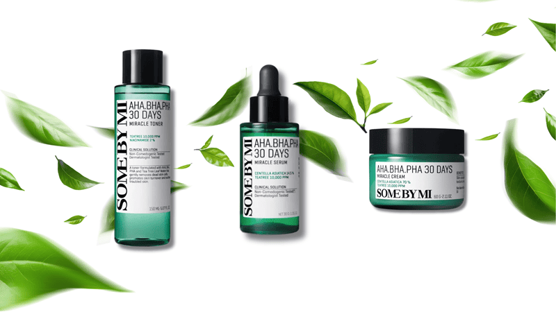 Bộ sản phẩm Some By Mi AHA-BHA-PHA 30 Days Miracle: Cứu tinh cho da mụn