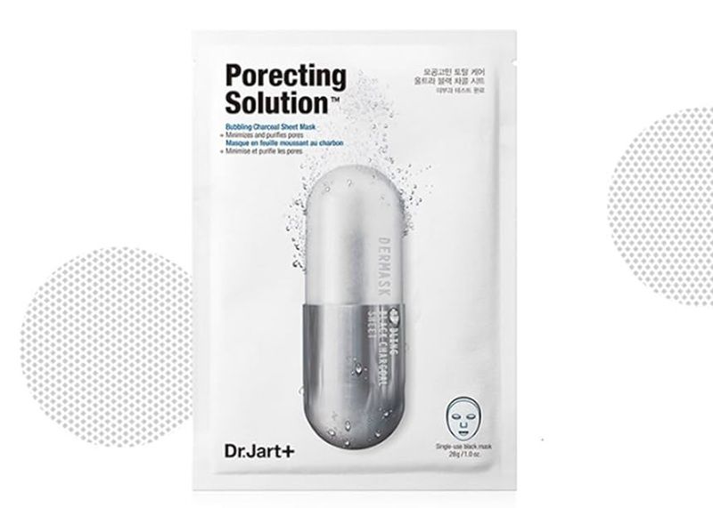 Dr. Jart+ Dermask Ultra Jet Porecting Solution Bubbling Charcoal Sheet Mask