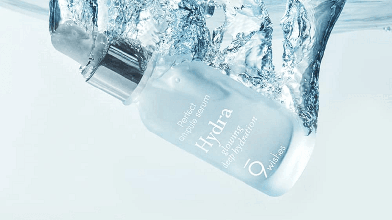 Tinh chất dưỡng ẩm & cải thiện độ đàn hồi 9 Wishes Hydra Skin Ampule II hỗ trợ da mịn màng 30ml