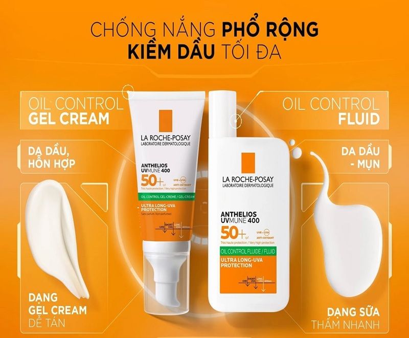 Anthelios UVMune 400 nổi bật với công nghệ lọc tia UVA cực dài MEXORYL 400, giúp bảo vệ da toàn diện khỏi ánh nắng mặt trời