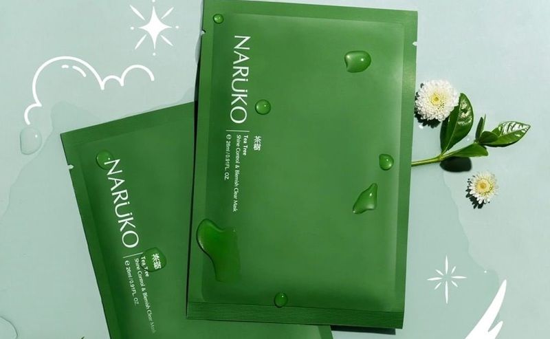 Mặt nạ giấy Naruko Tea Tree Shine Control & Blemish Clear Mask