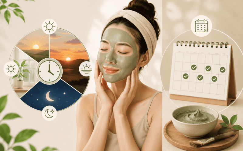 Không nên đắp mặt nạ ngay khi da đang bị kích ứng mạnh, có vết thương hở hoặc vừa thực hiện các liệu trình treatment mạnh