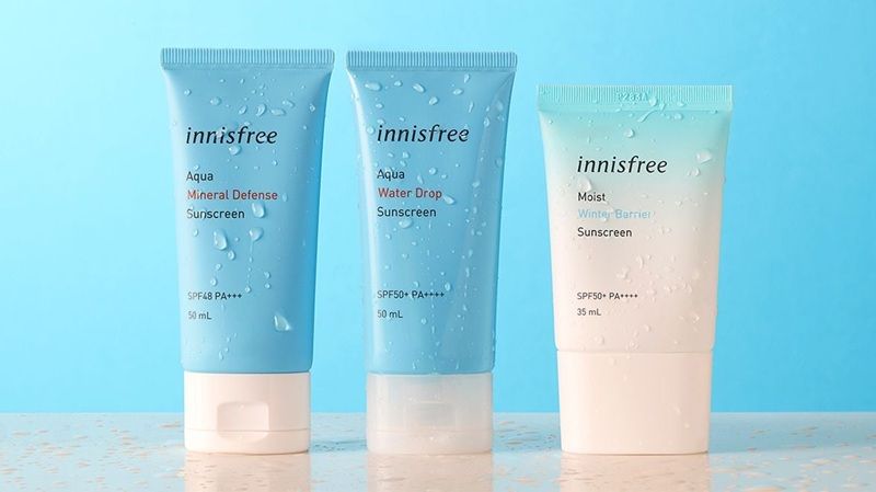 Sản phẩm bảo vệ da trước tia UV đồng thời mang lại cảm giác mát mẻ, dễ chịu