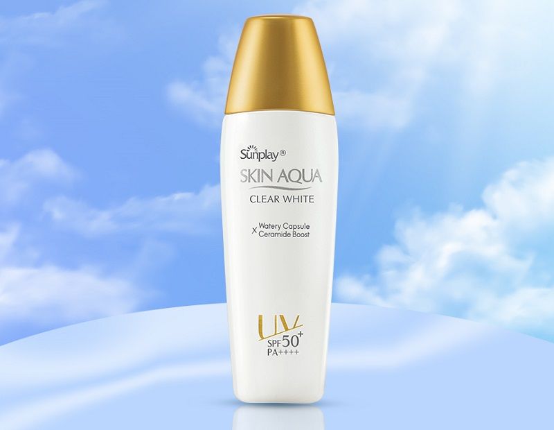 Sữa chống nắng Sunplay Skin Aqua Clear White SPF50+ PA++++ (Phiên Bản Eco Việt Nam) dưỡng da sáng mịn 25g