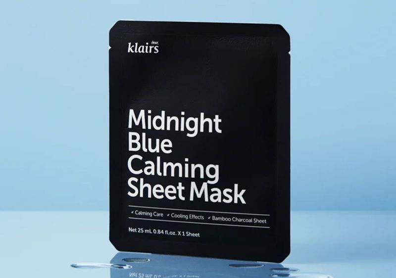 Mặt nạ Klairs Midnight Blue Calming Sheet Mask