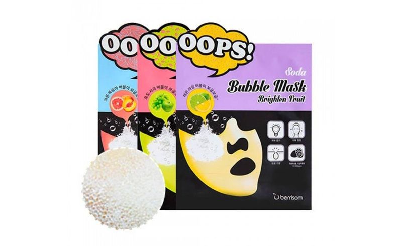Berrisom Oops Soda Bubble Mask Brighten Fruit