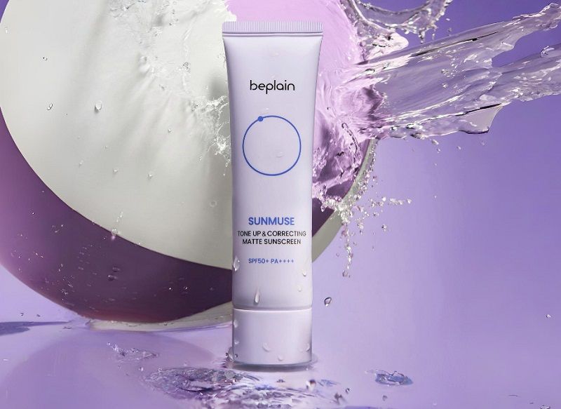 Kem chống nắng BEPLAIN Sunmuse Tone - Up & Correcting Matte Sunscreen nâng tone 50ml