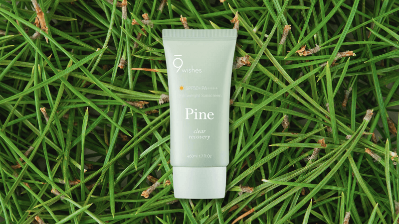 Kem chống nắng 9 Wishes Pine SPF 50+