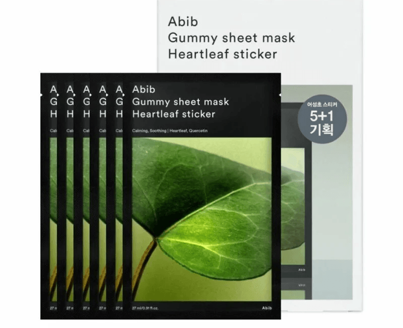 Abib Gummy Sheet Mask Heartleaf Sticker