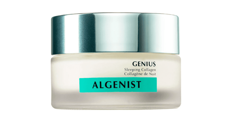 Genius Liquid Collagen Mask là mặt nạ dưỡng ẩm cao cấp của Algenist, kết hợp giữa hyaluronic acid và collagen thực vật
