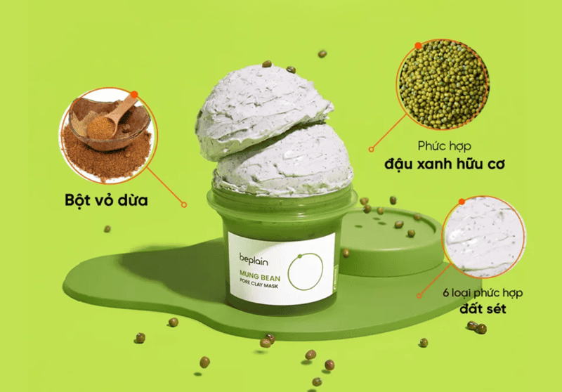 Beplain Mung Bean Pore Clay Mask