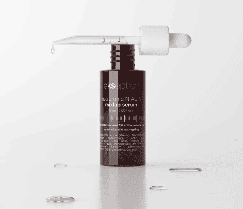 Serum Ekseption Hyaluronic Niacin thể hiện rõ nét triết lý của thương hiệu Ekseption