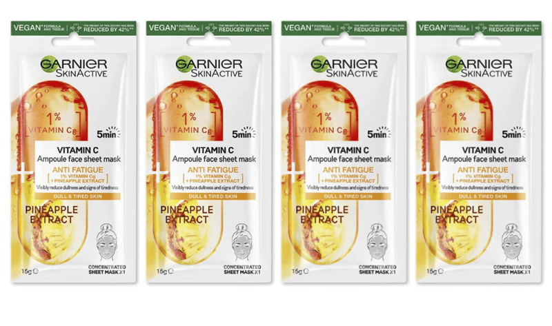 Mặt Nạ Garnier SkinActive Vitamin C Ampoule Sheet Mask
