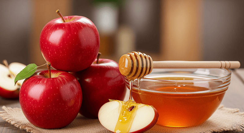 Mặt nạ táo và mật ong