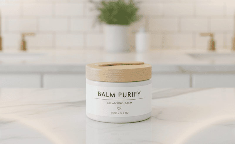 Với sáp tẩy trang (Cleansing Balm)