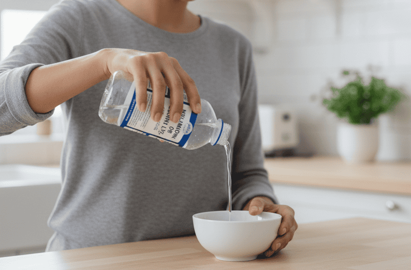 Bước 2: Chuẩn bị nước muối