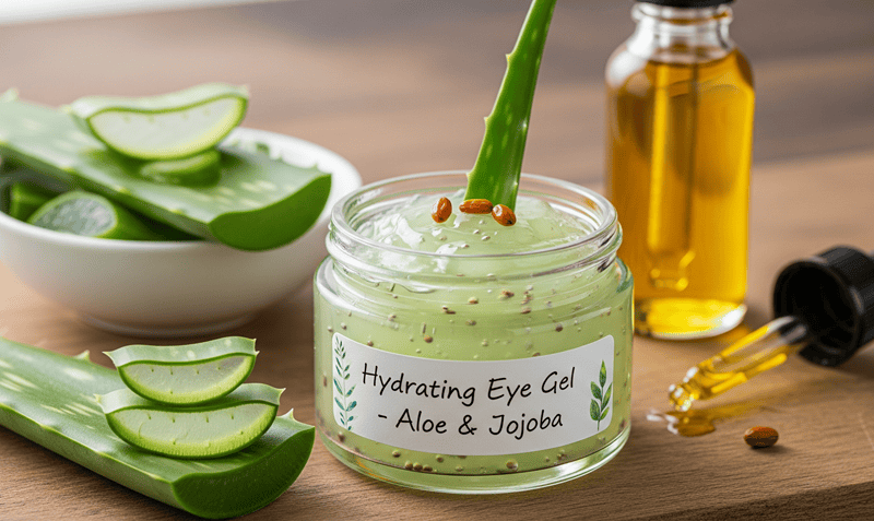 Gel dưỡng mắt cấp ẩm từ Nha Đam & Dầu Jojoba