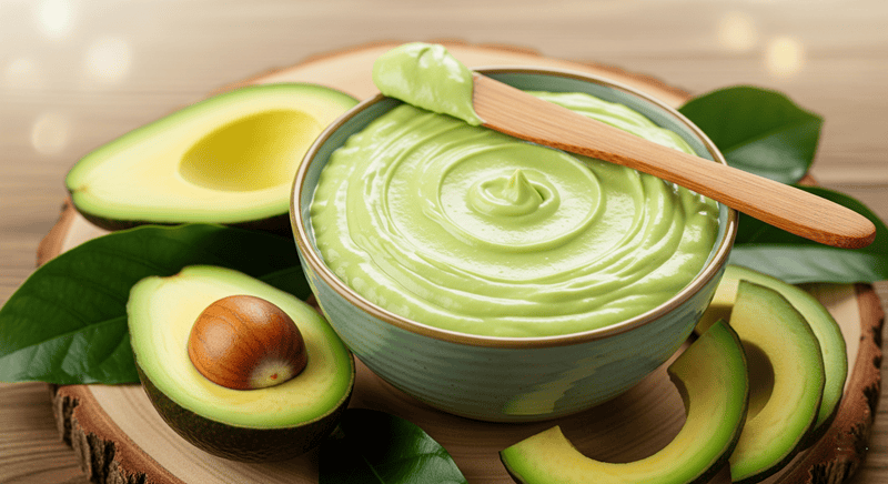 Mặt nạ bơ nguyên chất: Dưỡng ẩm cơ bản