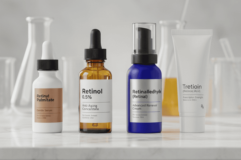 Các dạng Retinoids có trong mỹ phẩm