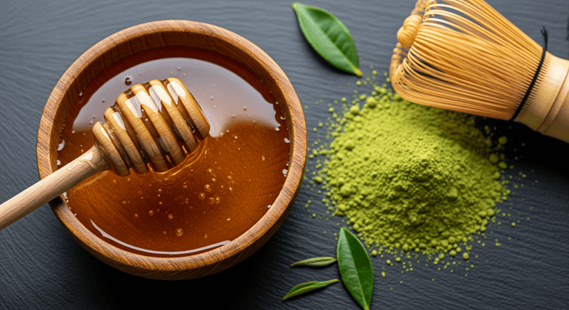 Mặt nạ trà xanh và mật ong