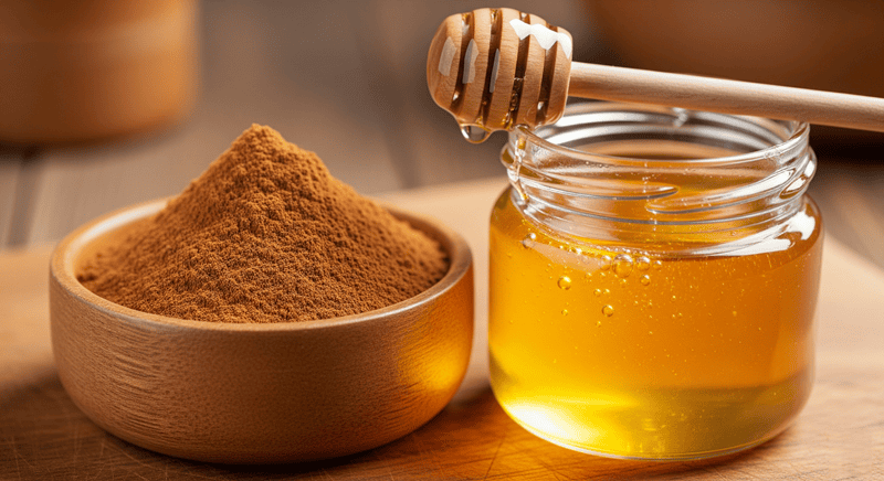 Mặt nạ bột quế và mật ong