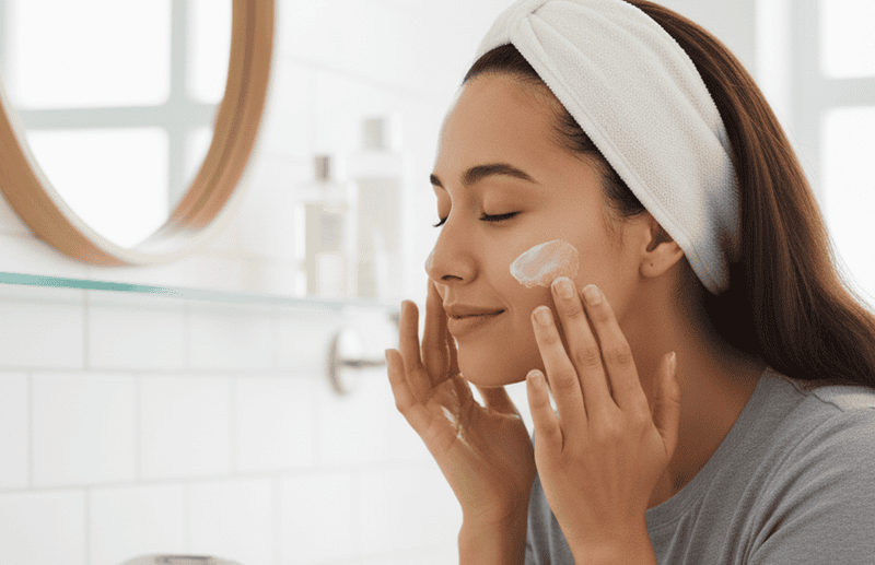 Bước 5: Cân bằng và khóa ẩm