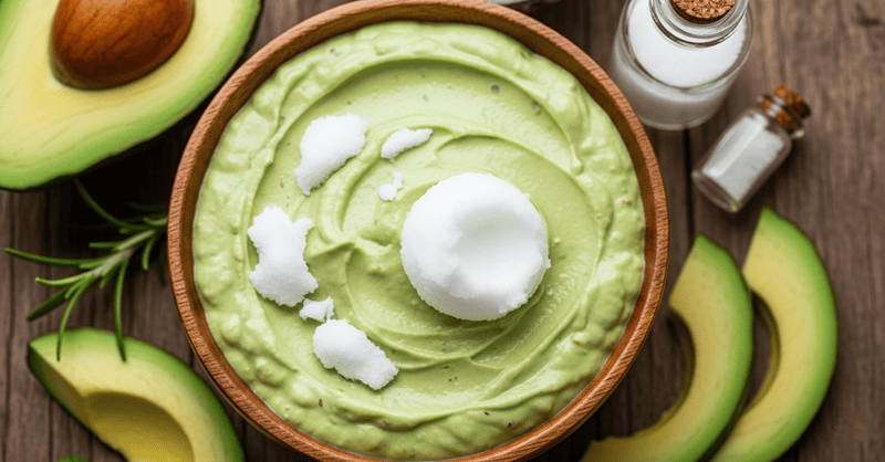 Mặt nạ bơ và dầu oliu/dầu dừa: Tăng cường dưỡng ẩm cho da cực khô