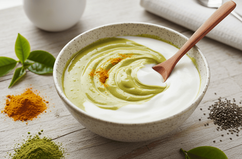 Công thức cho da mụn viêm nặng (Thêm tinh bột nghệ)