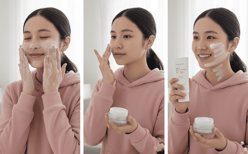 Quy trình chăm sóc da tối giản cho tuổi dậy thì