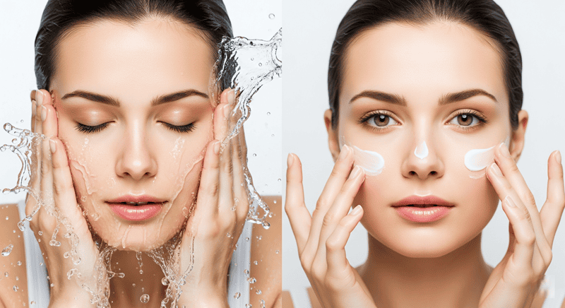 Bước 1: Làm sạch và dưỡng da
