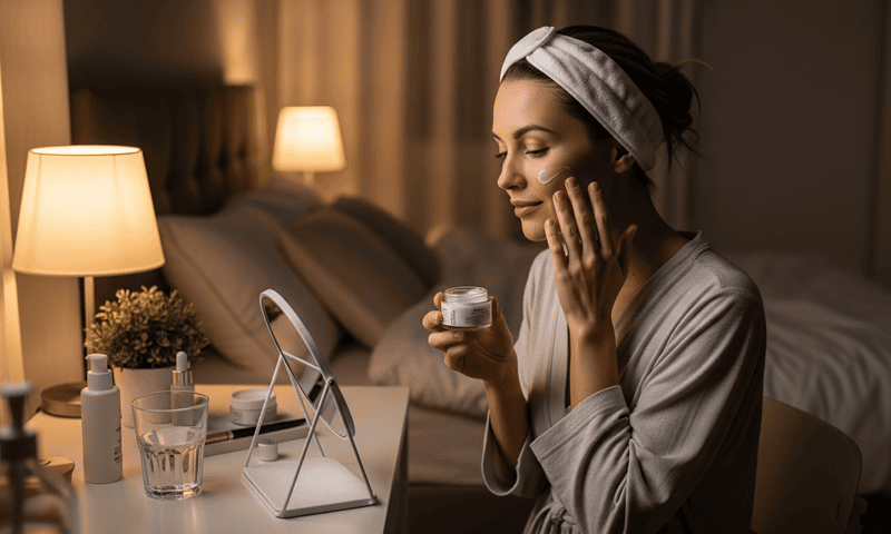 Ban đêm: Da cần dưỡng chất đậm đặc hơn để phục hồi, sửa chữa các tổn thương sau một ngày dài