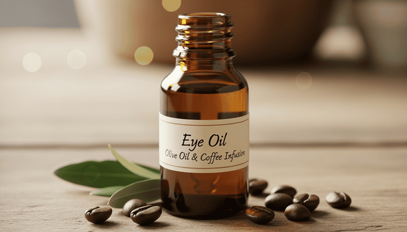 Kem dưỡng mắt giảm bọng mắt từ Dầu Oliu & Bã Cà Phê
