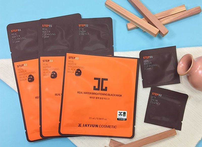 Mặt Nạ Giấy Jayjun Real Water Brightening Black Mask