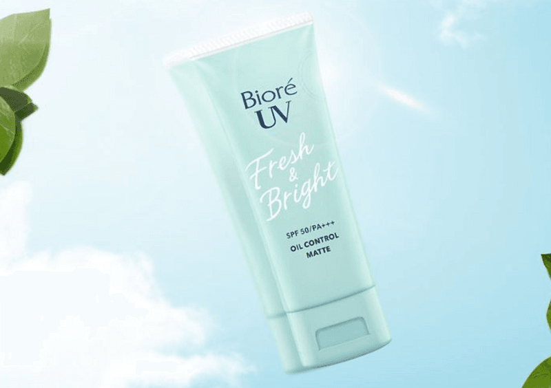 Kem chống nắng Bioré UV Fresh & Bright SPF50 PA+++ Oil Control Matte sáng da rạng rỡ - kiềm dầu mịn lì 30g