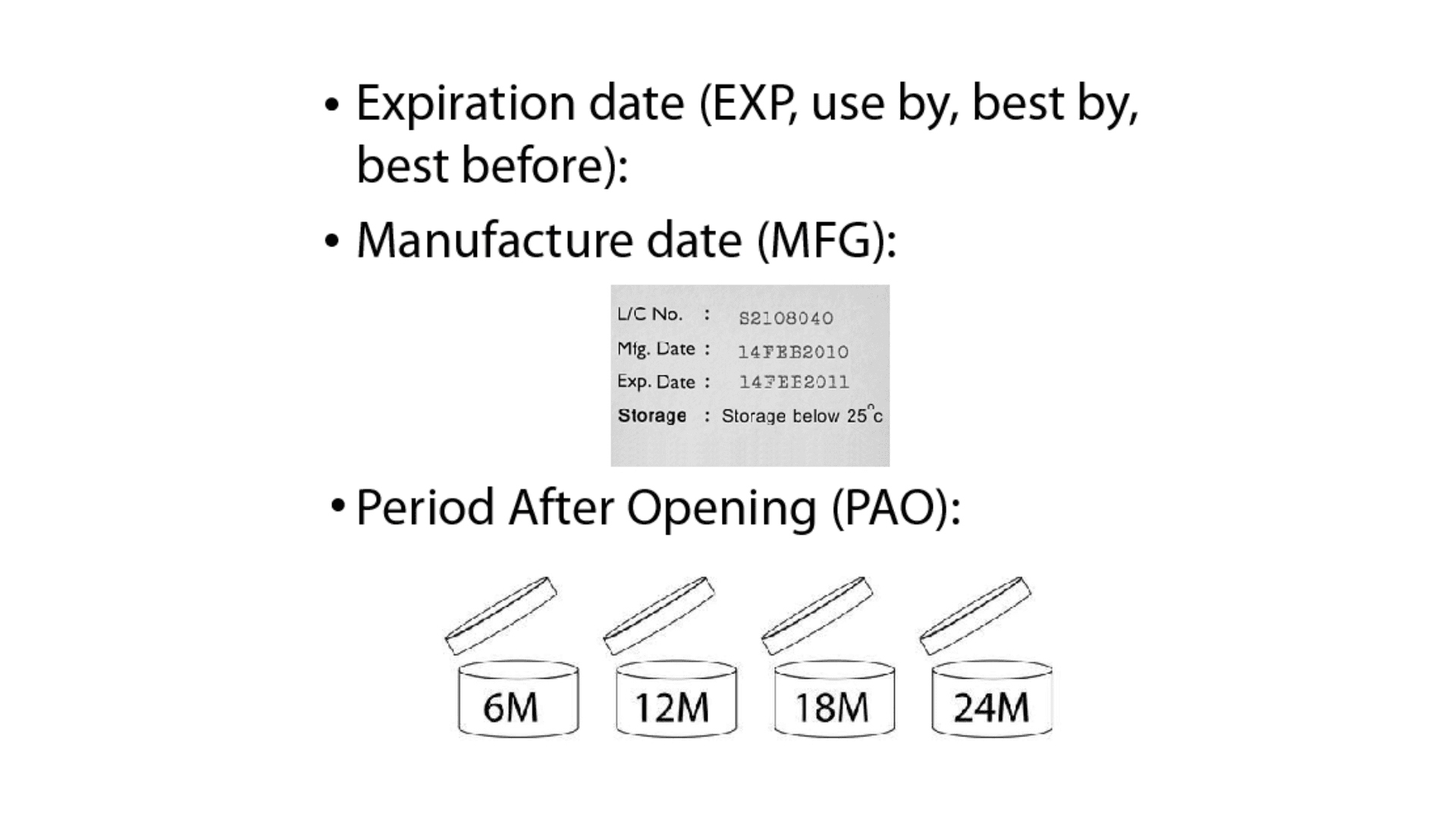 Phân biệt HSD và PAO