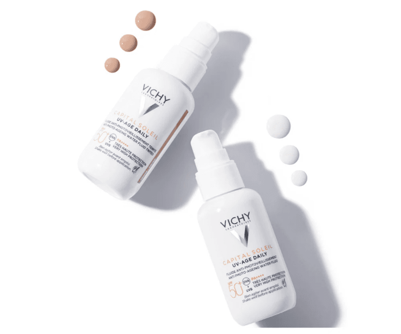 Dòng Capital Soleil UV-Age Daily SPF50+ là kem chống nắng kết hợp chăm sóc da chống lão hóa