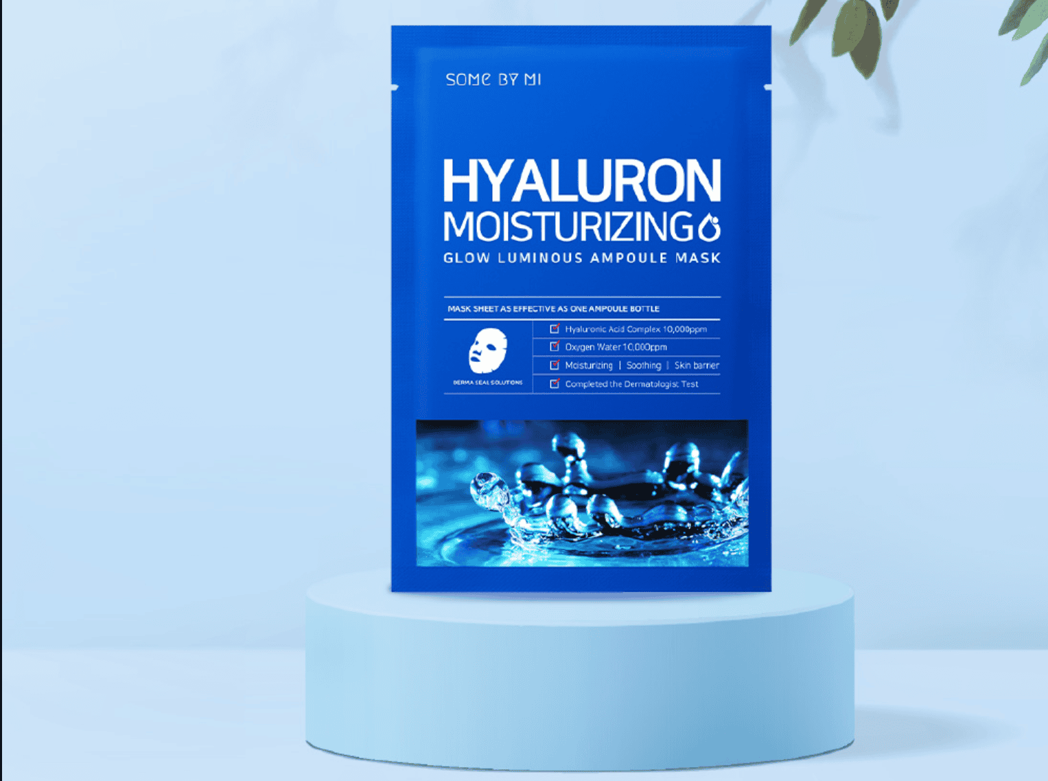 Some By Mi Hyaluron Moisturizing Glow Luminous Ampoule Mask