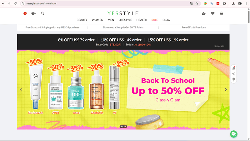 YesStyle (yesstyle.com)
