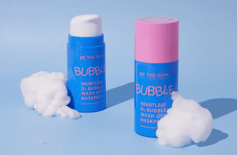 Be The Skin Heartleaf O2 Bubble Wash Off Mask Pack