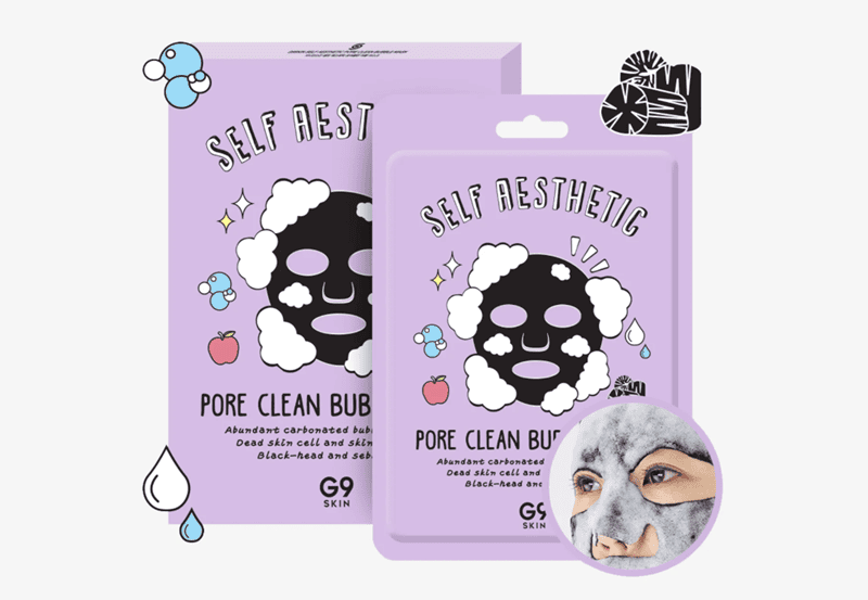 G9SKIN Self Aesthetic Pore Clean Bubble Mask