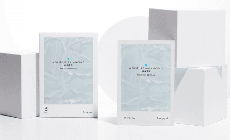 Baegayul Moisture Balancing Mask - Mặt nạ cân bằng ẩm và làm dịu