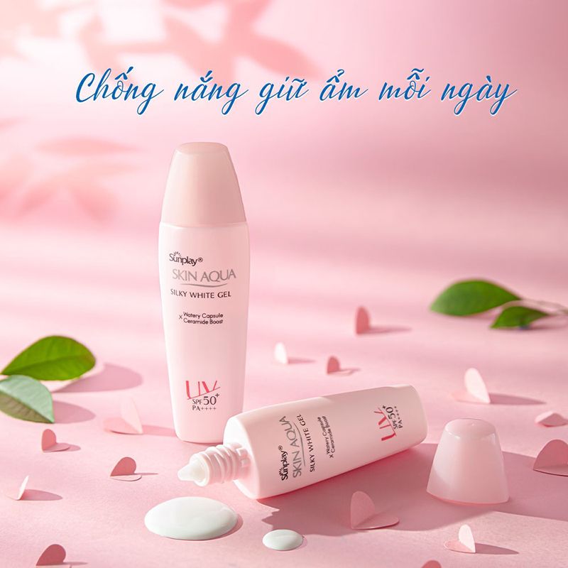 Gel chống nắng Sunplay Silky White Gel SPF50+ PA++++