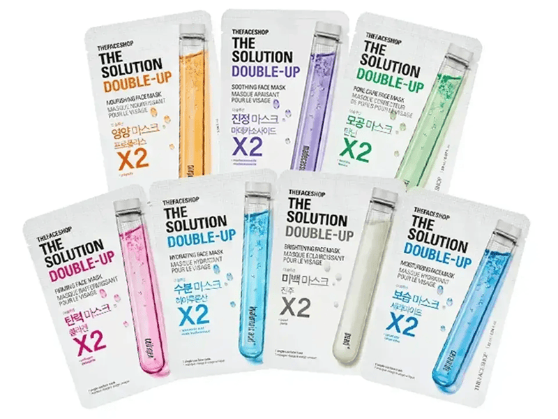 The Solution Hydrating Mask là dòng mặt nạ giấy chuyên cấp ẩm của hãng, chứa hyaluronic acid cùng nhiều chiết xuất thực vật