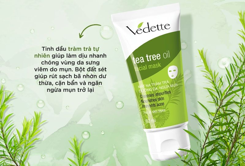 Vedette Bùn Non Trà Xanh Mask